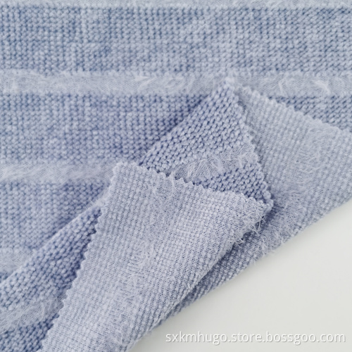 Polyester Velvet Warp Knitted Stretch Velvet Corduroy Fabric
